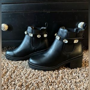 Black Gem Booties